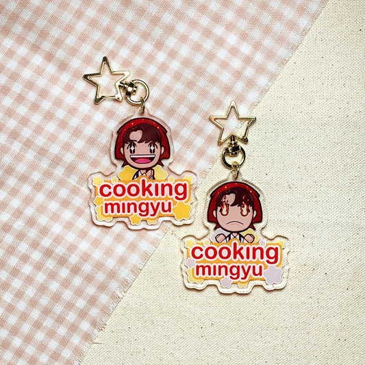 Cooking Mingyu Keychain