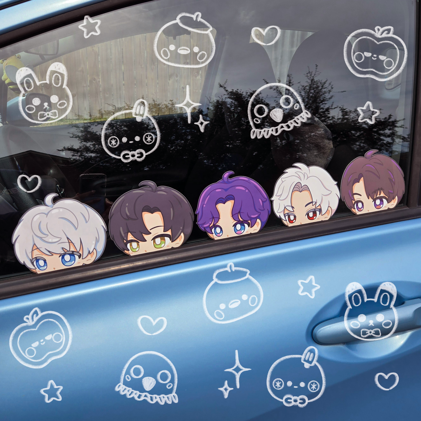 Love and Deepspace Peeking Stickers (Large)