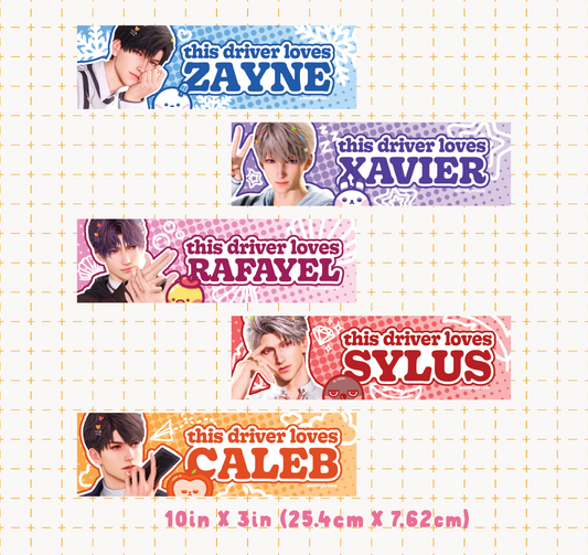 [PRE-ORDER] Magnetic Love and Deepspace Bumper Stickers